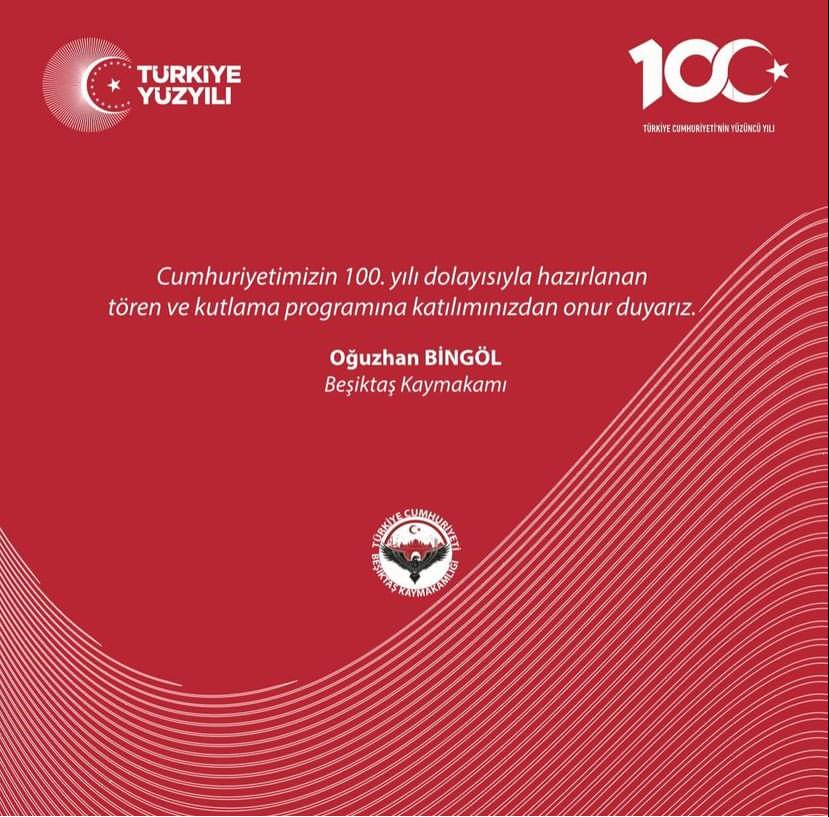 Cumhuriyet Bayramı Kutlama Programı            ( CUMHURİYETİMİZİN 100. YILI )