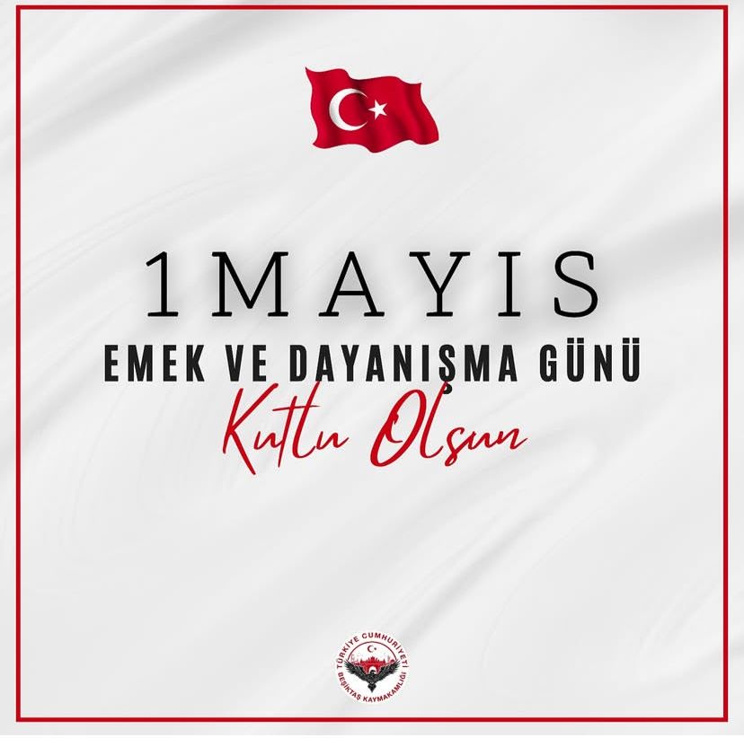 1 MAYIS EMEK VE DANIŞMA GÜNÜ KUTLU OLSUN!
